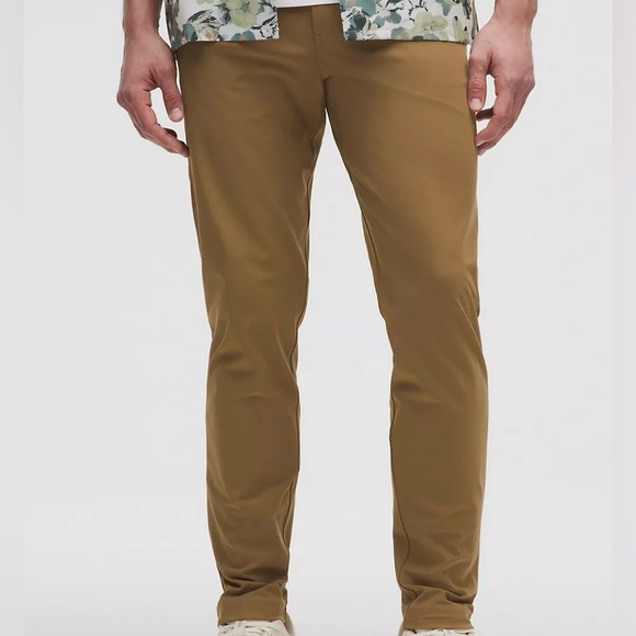lululemon athletica Men's Dress Pants in Tan - Picture 1 of 8